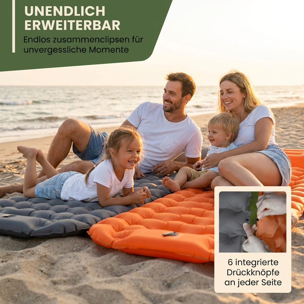 Velvona´s Ultraleichte & kompakte Isomatte - perfekt für unterwegs