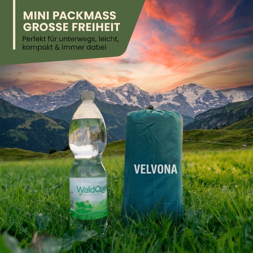 Velvona´s Ultraleichte & kompakte Isomatte - perfekt für unterwegs