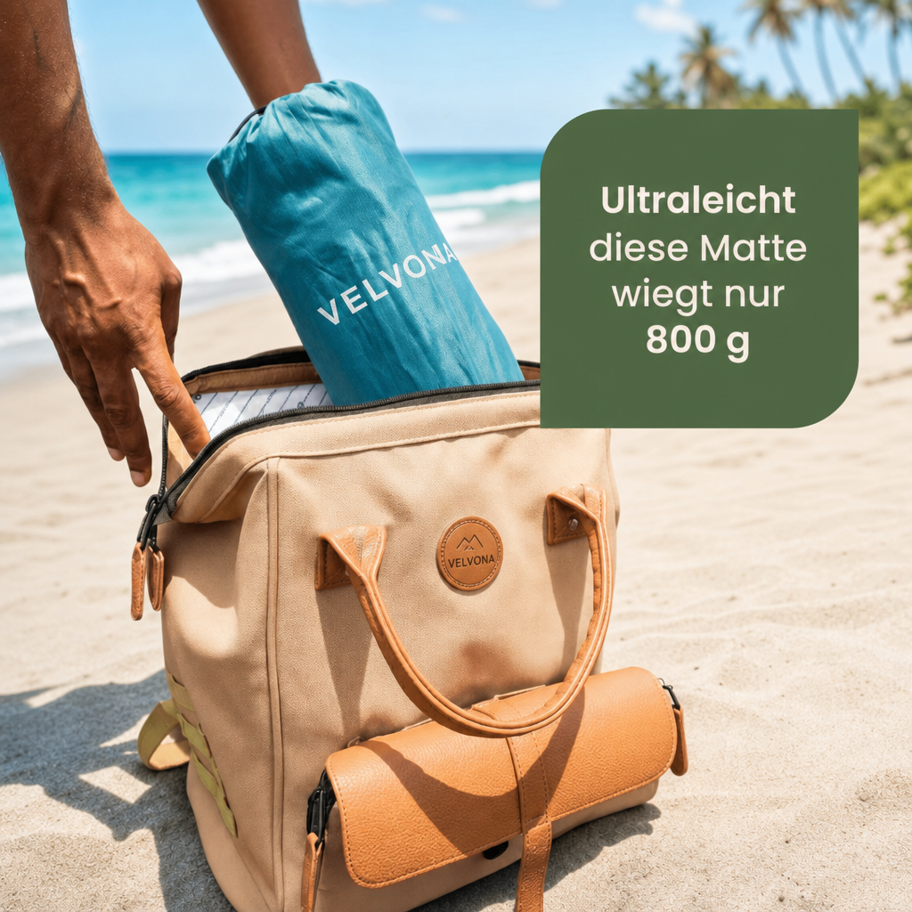Velvona´s Ultraleichte & kompakte Isomatte - perfekt für unterwegs