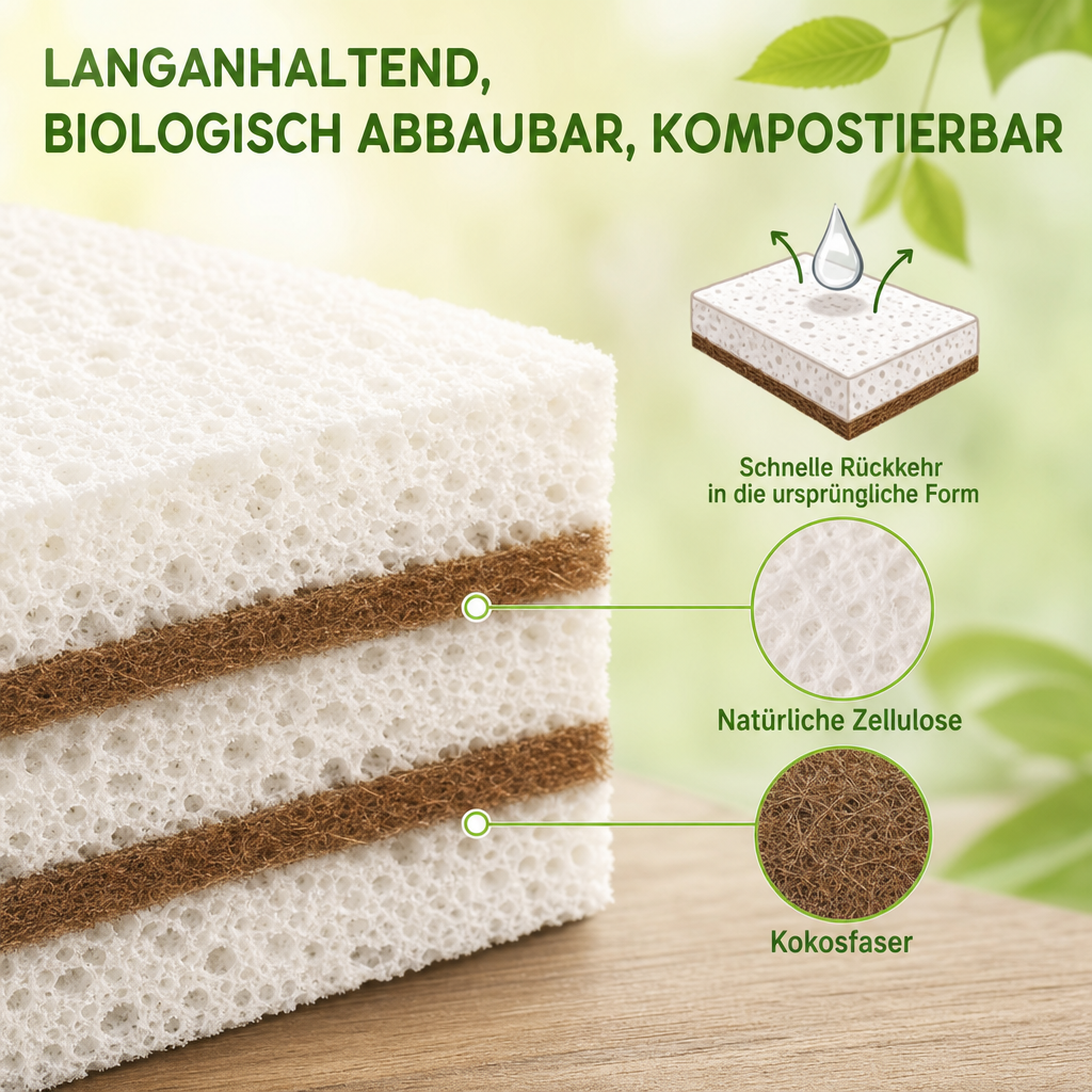 Natürliche Spülschwämme 12er-Pack