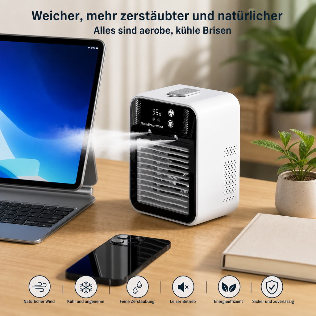 Tragbarer Klimaanlagenventilator